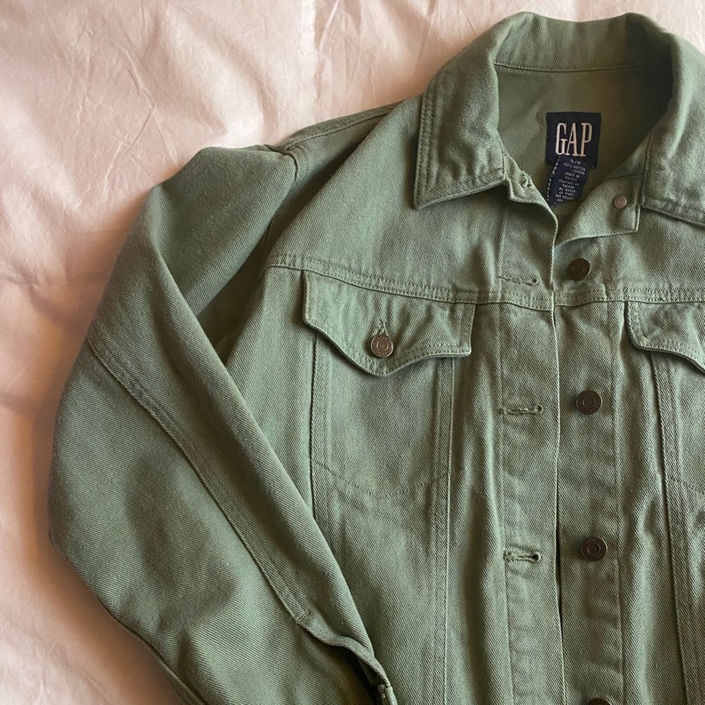 Green Gap Denim Jacket